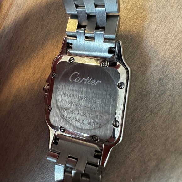 Panther Watch Silver 27MM large size SLIM WRIST 6" - Picture 4 of 6